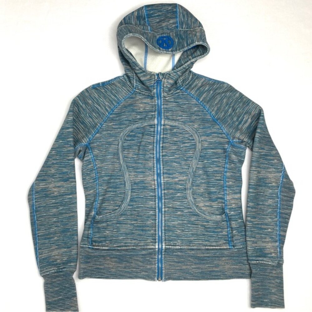 Lululemon Scuba Hoodie Blue Gray Size 10